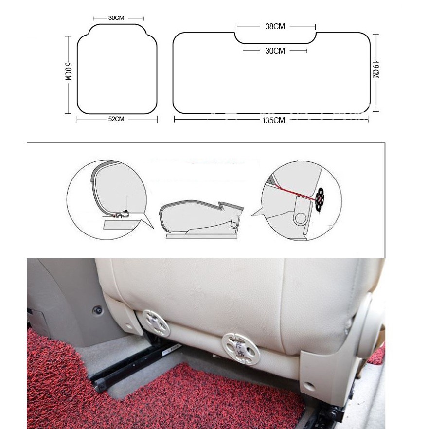 Lót Ghế Ô Tô 3D Chất Liệu Da Cao Cấp Bền Bỉ 5 Lớp Chống Trượt - Thoáng Khí - Êm Ái