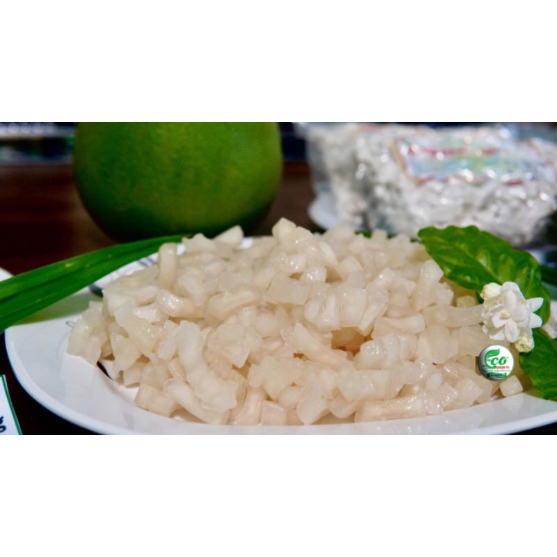 500g Cùi Bưởi Nấu Chè  Đã SẤY KHÔ TẨM BỘT ĐƯỜNG, Cùi Bưởi Nấu Chè Bưởi - Thanh Tâm