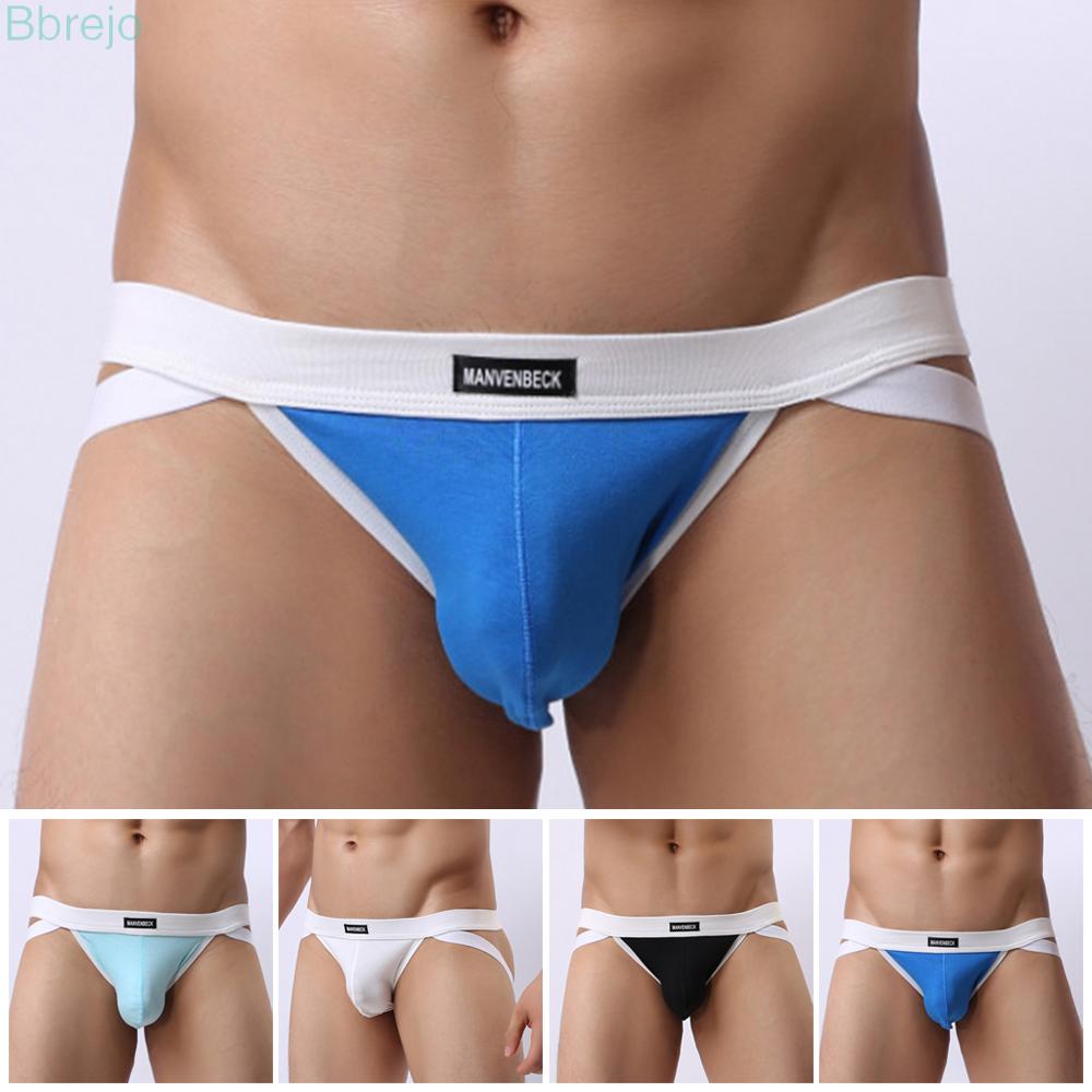 Underwear Jockstrap T-Back Thong Pouch Comfy Summer Lingerie Low rise Jock strap Athletic Supporter Men's Fashion