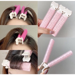 Lô cuốn tóc mái có kẹp giữ cố định