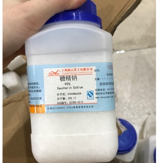 Hóa chất sodium saccharin CAS 6155-57-3 lọ 500g đường natri saccharin