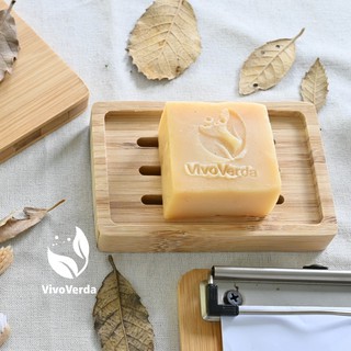 Xà bông handmade 100% dầu dừa tự nhiên hương oải hương/lavender giúp dưỡng da, chống lão hóa