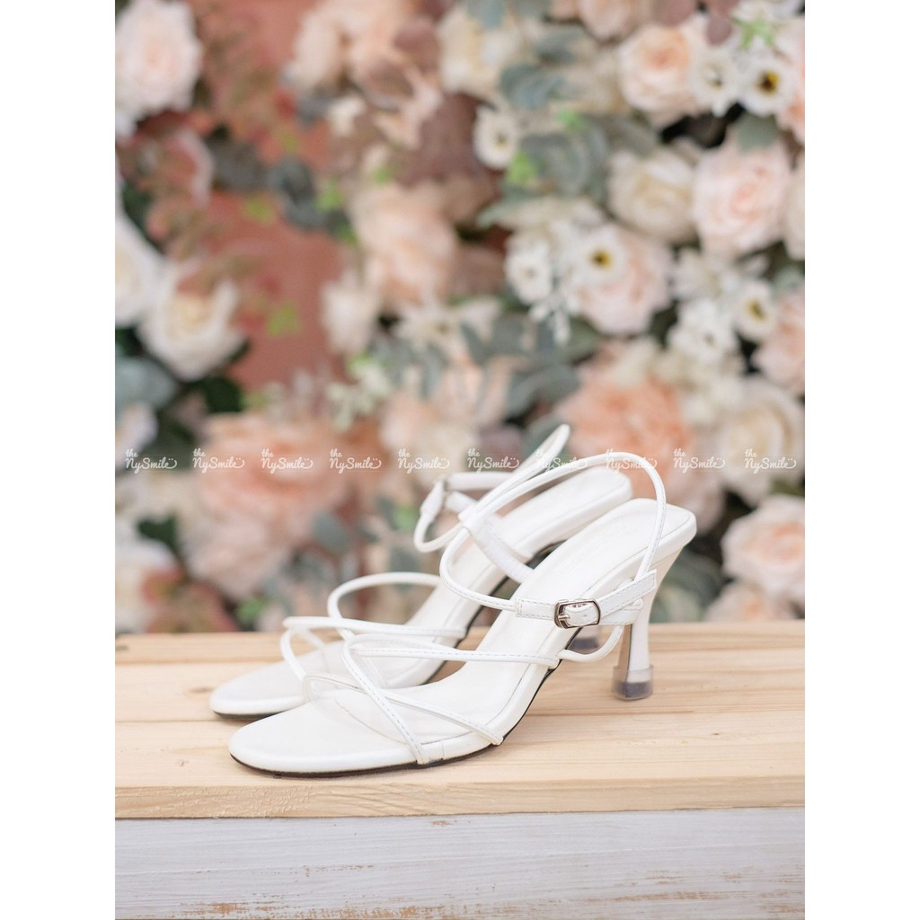 Giày cao gót quai chéo 7cm - THE NYSMILE - Gót nhọn công sở 3 quai chéo mảnh  - BABY