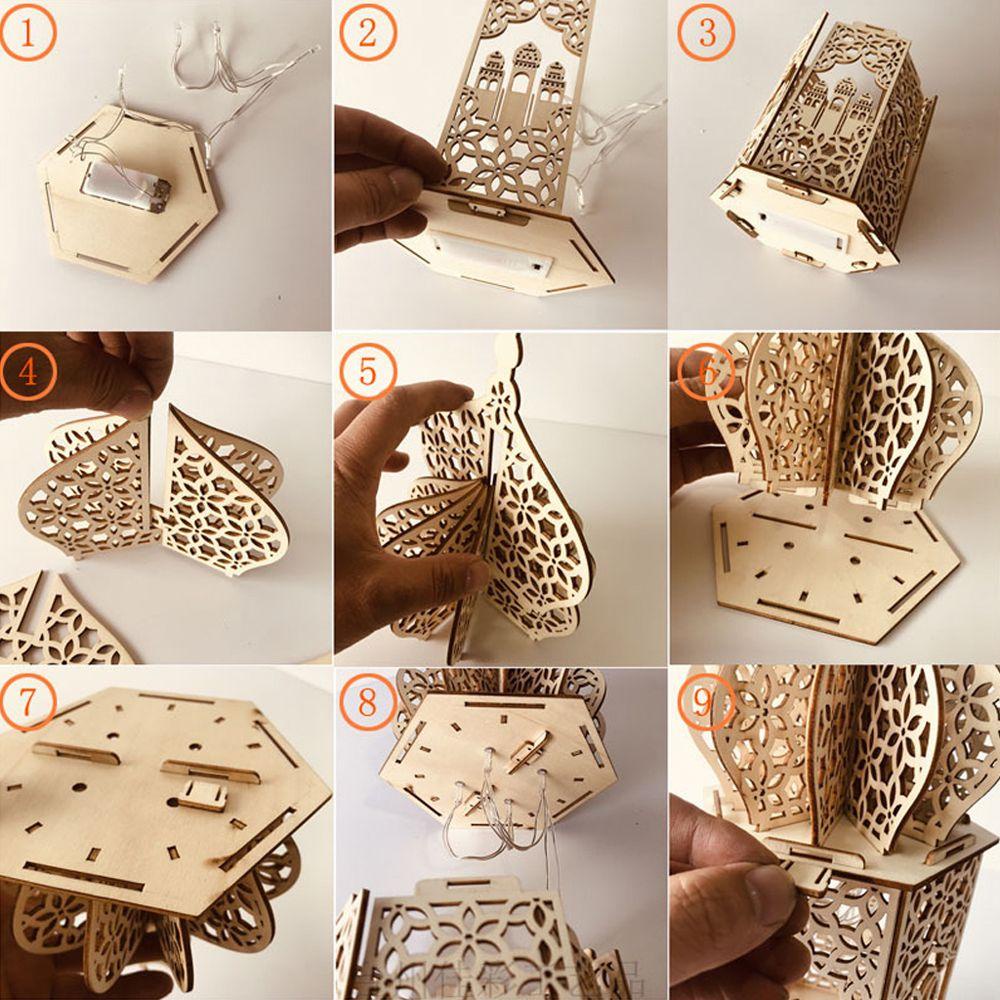 Đèn LED Ngủ Bằng Gỗ Dùng Trang Trí DIY