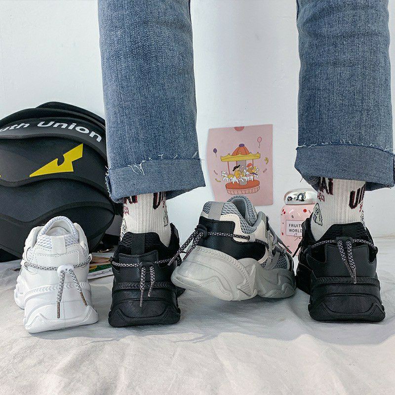 ( 3 MÀU ) Giày thể thao nữ phản quang lưới đế cao êm chân cực đẹp , giày nữ thời trang hot trend giá rẻ cực chất