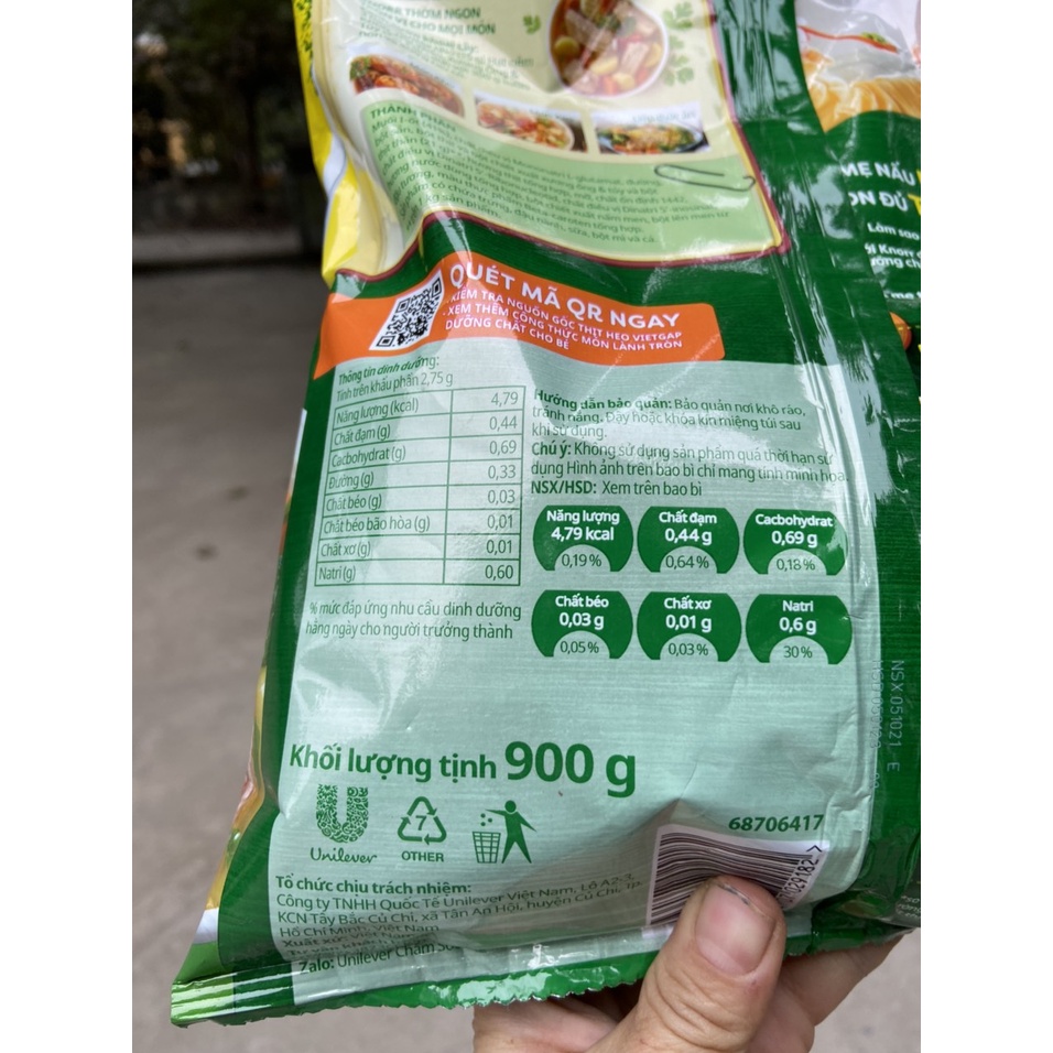 HẠT NÊM KNORR 900g tặng tương ớt tròn 5 vị
