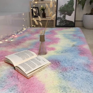 Thảm lông trải sàn decor phòng ngủ, khách