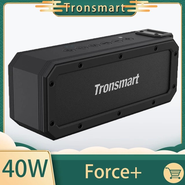 Tronsmart Element Force+ Loa Bluetooth 5.0 Công suất 40W Hỗ trợ TWS ghép đôi 2 loa 3 chế độ EQ đa dạng, Chống nước IPX7