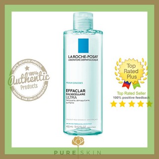Nước tẩy trang Laroche Posay màu xanh cho da dầu 400ml