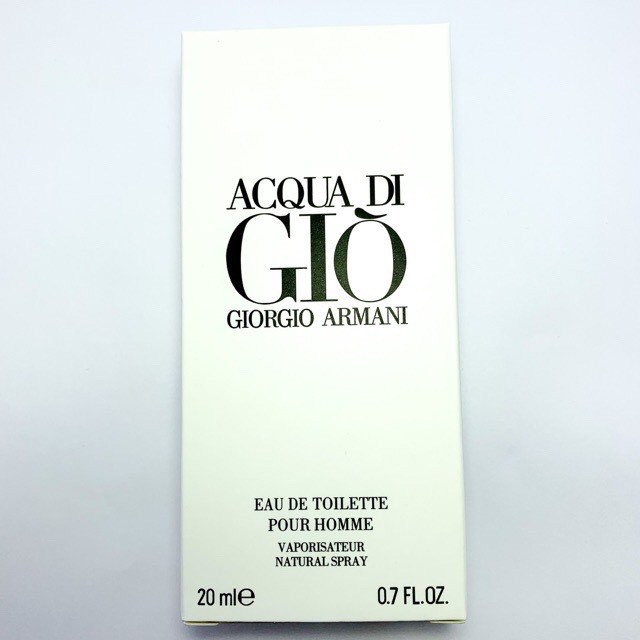 Nước Hoa Mini dành cho NAM GIỚI Giorgio Armani Acqua di GIO 20ml