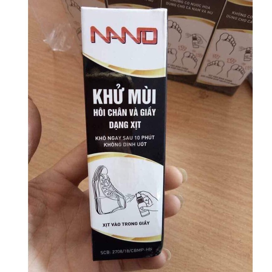 Lọ Xịt Khử Mùi Hôi Chân NANO ( 150ml )