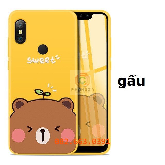 Ốp lưng Xiaomi Note 6/ Note 6 pro dẻo in hình dễ thương