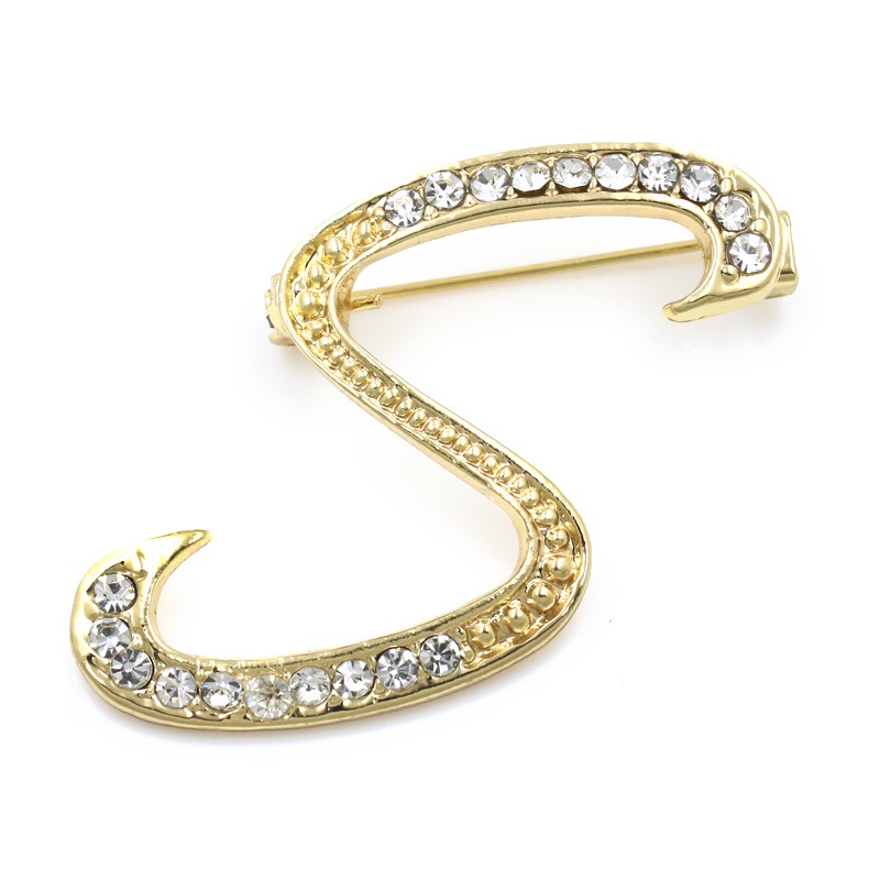 Trâm Cài Áo Hình Chữ Cái Tiếng Anh Cao Cấp Thời Trang Đa Dạng