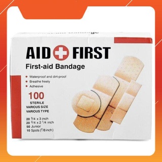 Hộp 100 băng cá nhân vết thương, băng vết thương ago, băng cá nhân