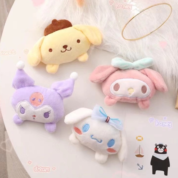 Huy Hiệu Cài Áo Trang Trí Túi Xách Hình Búp Bê Thỏ Cinnamon Dễ Thương