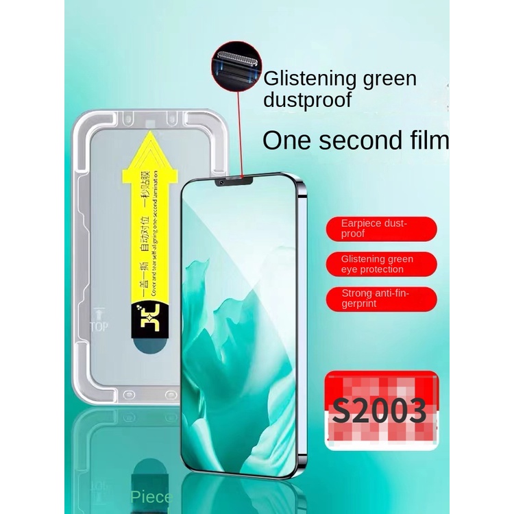1 Bộ 3 Miếng Dán Cường Lực Bảo Vệ Màn Hình Điện Thoại Dạ Quang Tự Dính Cho Iphone 12 13 pro Max