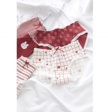 Quần Lót Nữ Cotton Hình Dâu Tây Giữa Eo Thời Trang Nhật Bản  Hàng Loại Đẹp.