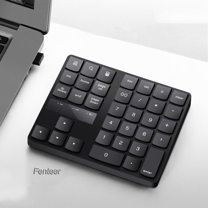 Bàn phím số không dây bluetooth 2.4ghz 35 phím cho laptop/pc