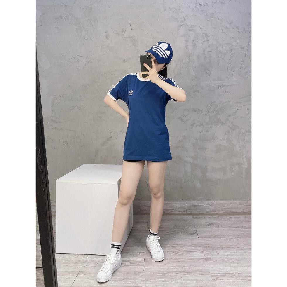 Mũ / Nón thể thao - Adidas RELAXED BIG TREFOIL HAT - Navy | CM3917 / HÀNG XUẤT DƯ XỊN |CAM KẾT CHẤT LƯỢNG