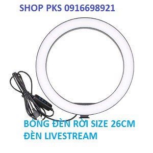 BÓNG Đèn Thay Thế Live Livestream size 26 CM VÀ REMOTE Makup Trang Điểm Chụp Hình Bán Hàng