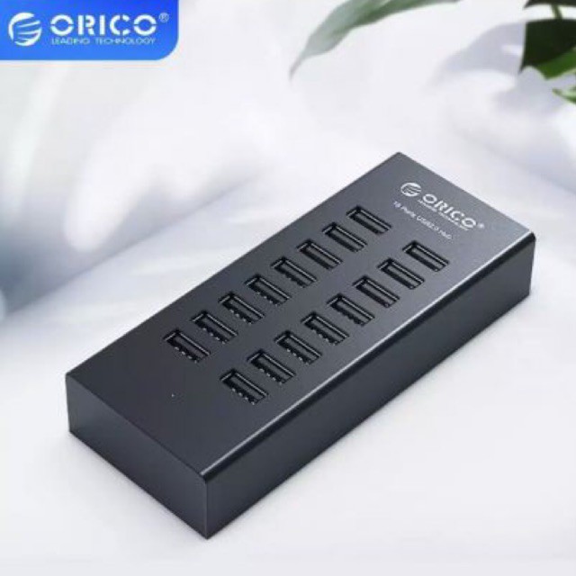 Bộ HUB ORICO H1613 HUB 16 Cổng USB 2.0 nguồn điện 12V độc lập cung cấp điện