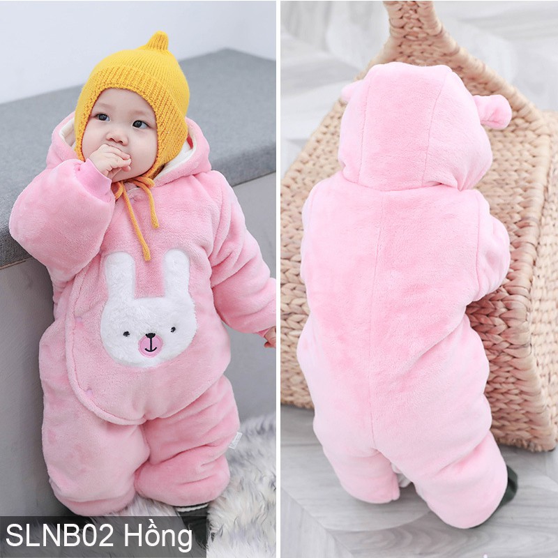Body ủ ấm nỉ bông 3 lớp cho bé Hàng cao cấp xuất Nhật SLNB02