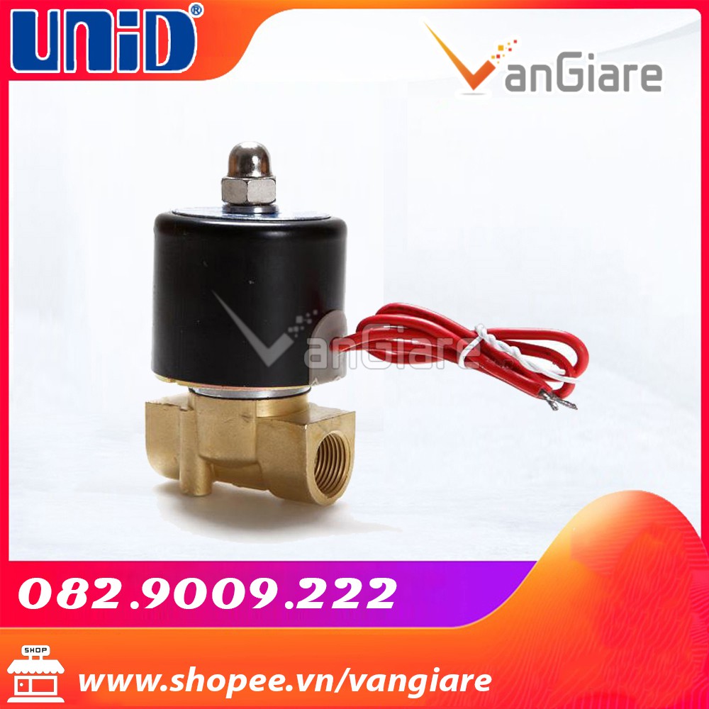 Van điện từ 13mm Unid TẶNG kèm 2 đầu ống 6,8,10mm