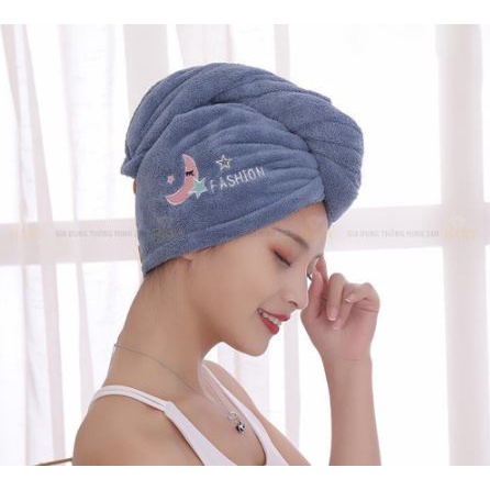 Khăn ủ tóc siêu thấm, làm khô tóc, bảo vê và chăm sóc tóc.