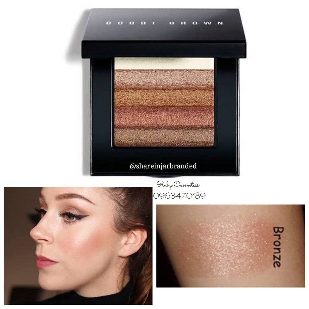 Phấn Bắt Sáng / Highlight BOBBI BROWN Mini Shimmer Brick Bronze (mini 4g)