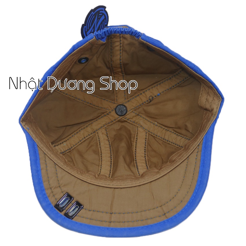 Nón kết mỏ mềm trẻ em từ 1-3 tuổi logo 7  đóng 2 sò ở kết - Chất liệu vải Kaki xịn sò oát mềm, sang trọng