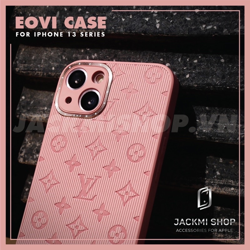 Ốp lưng L.V bảo vệ viền camera cho điện thoại ip X/XsMax/11/11Pro/11ProMax/12/12Pro/12ProMax/13/13Pro/13ProMax