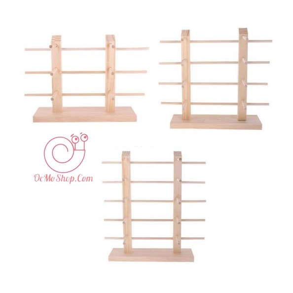 Giá trưng bày, kệ trưng bày mắt kính nhiều tầngbằng gỗ cao cấp ơi
