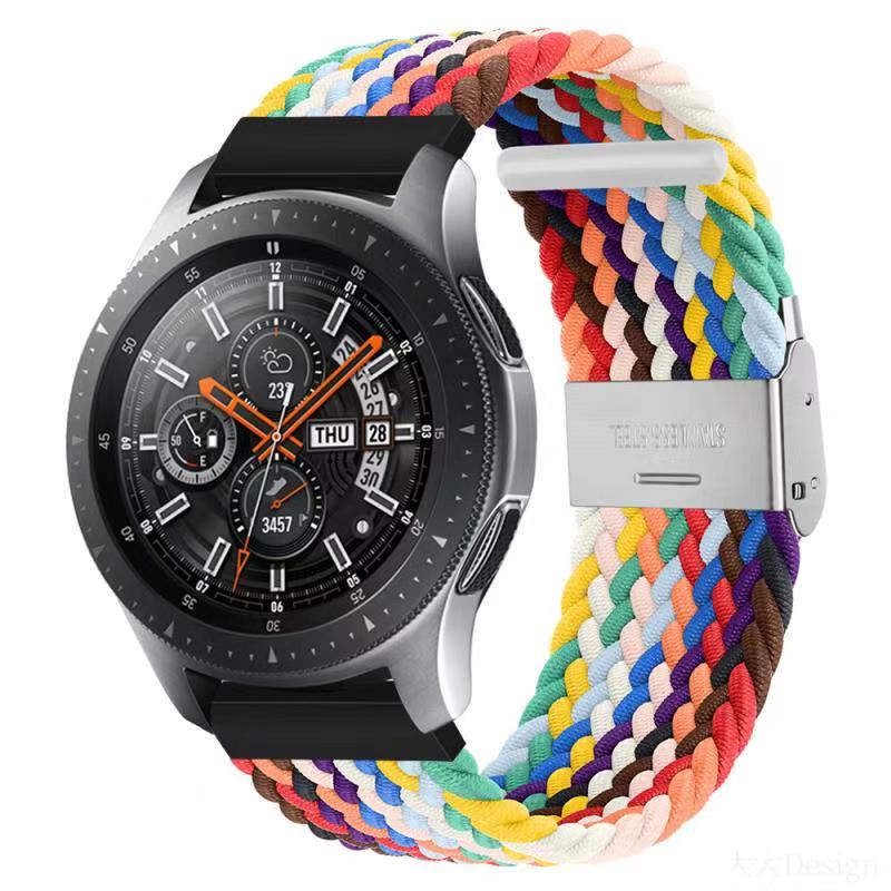 Dây Đeo Nylon 20mm 22mm 42mm 46mm Cho Đồng Hồ Thông Minh Samsung Galaxy Watch 5 / 5pro 4 3 45mm 41mm44mm / Amazfit Bip Gtr
