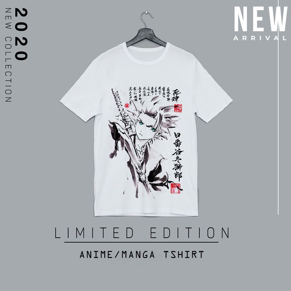(sale) Áo thun Bleach Toshiro Hitsugaya - áo Anime cực HOT