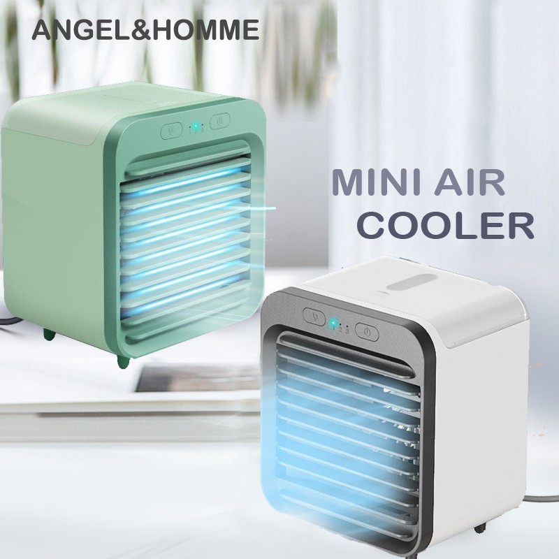(Quận 5 . Có nowship)⚡QUẠT ĐIỀU HÒA MINI ĐỂ BÀN AIR COOLER FAN VỚI LED ÁNH SÁNG – ĐIỀU HÒA KHÔNG KHÍ ĐỂ BÀN LÀM