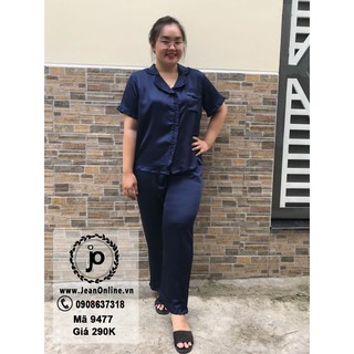 Bigsize Nữ - Đồ Bộ Pijama Bèo (MS: 9477) đồ bộ mặc nhà, đồ ngủ
