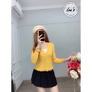 ÁO KHOÁC LEN VIỀN BÈO