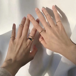 Set 7 Nhẫn Thời Trang Hàn Quốc Cho Nữ