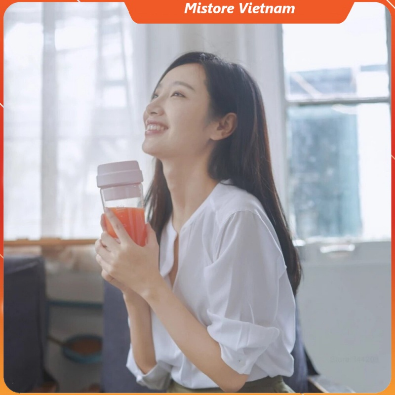 Máy xay sinh tố Xiaomi mini Star Fruit Cup 17PIN Tích hợp pin sạc - Nhỏ gọn tiện lợi mang theo hàng ngày