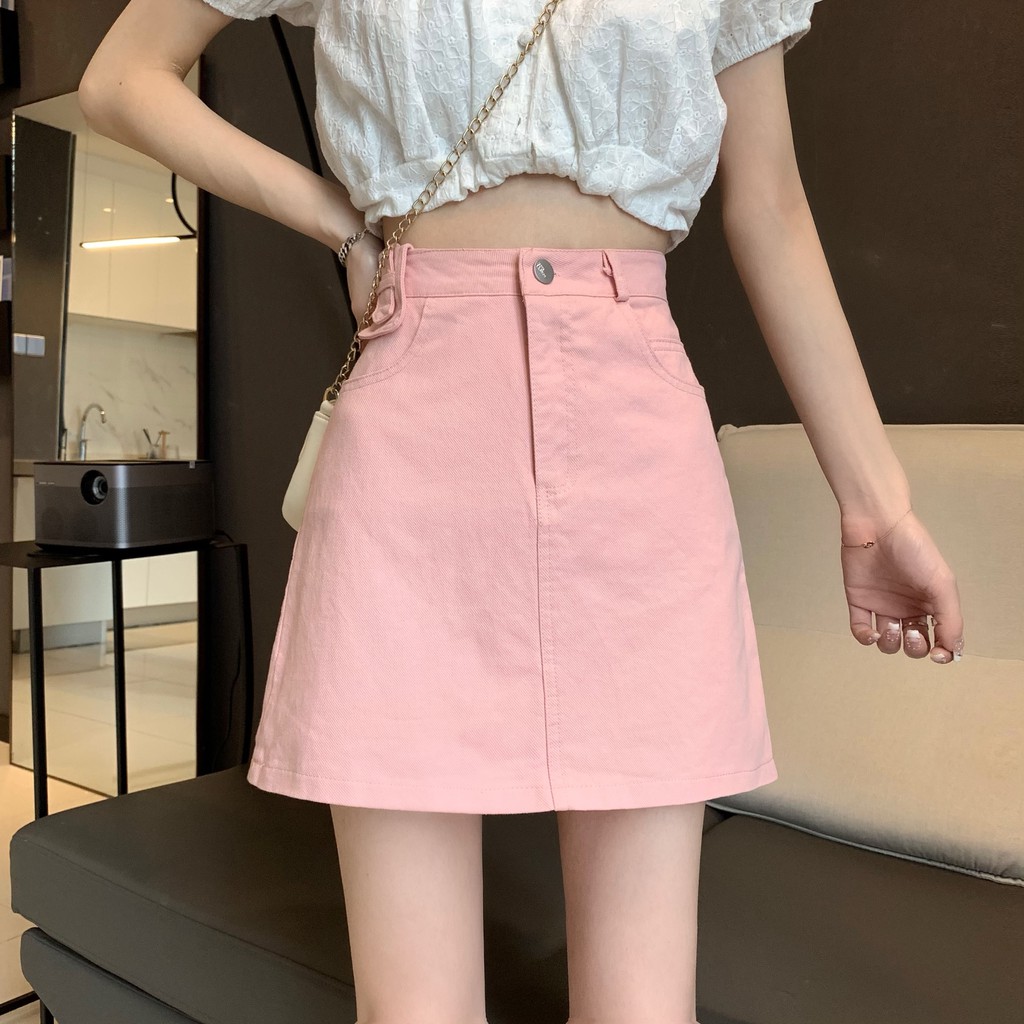 Chân Váy Chữ A Eo Cao Ôm Hông Dễ Phối Đồ Thời Trang | BigBuy360 - bigbuy360.vn