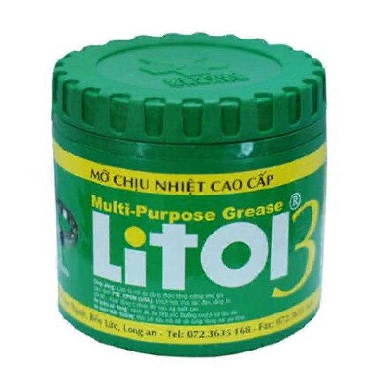 Combo 3 Hộp Mỡ Bò Chịu Nhiệt Litol 3