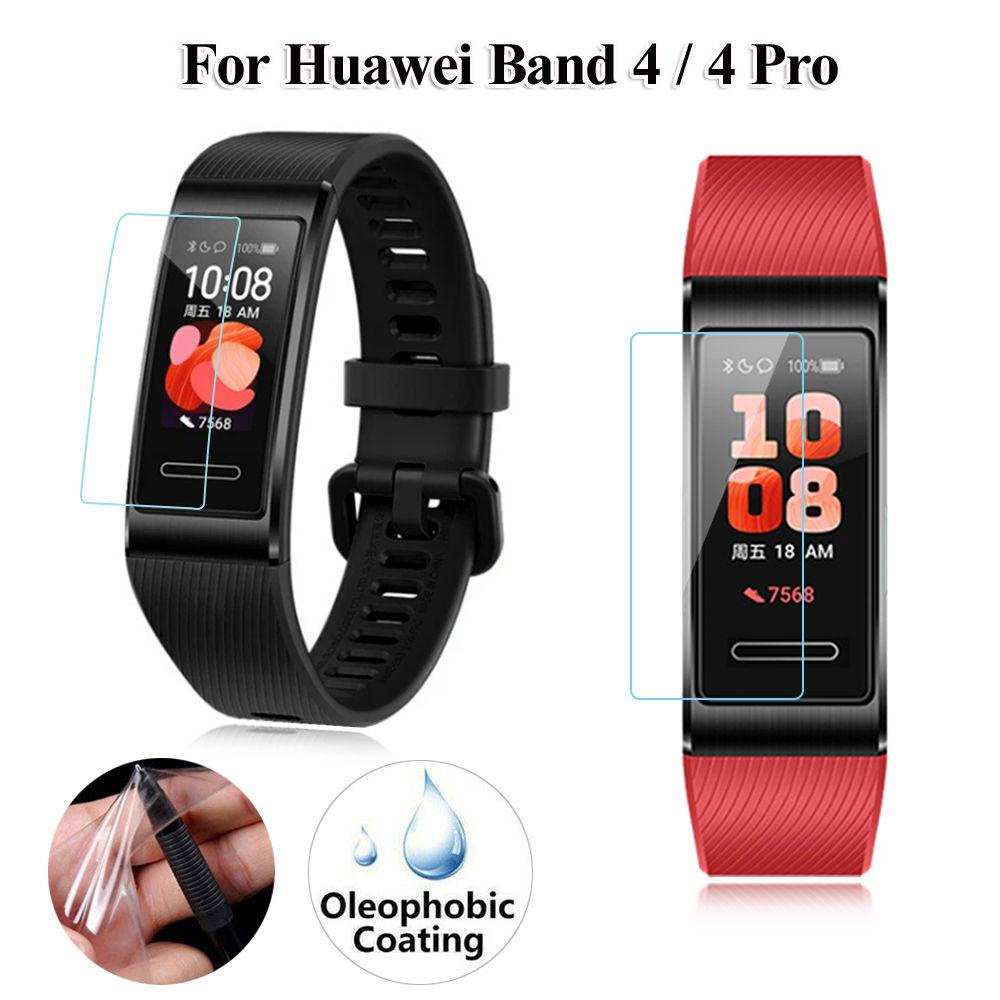 Kính Cường Lực TPU Mềm Chống Trầy Bảo Vệ Màn Hình Đồng Hồ Thông Minh Huawei Band 4 4 Pro