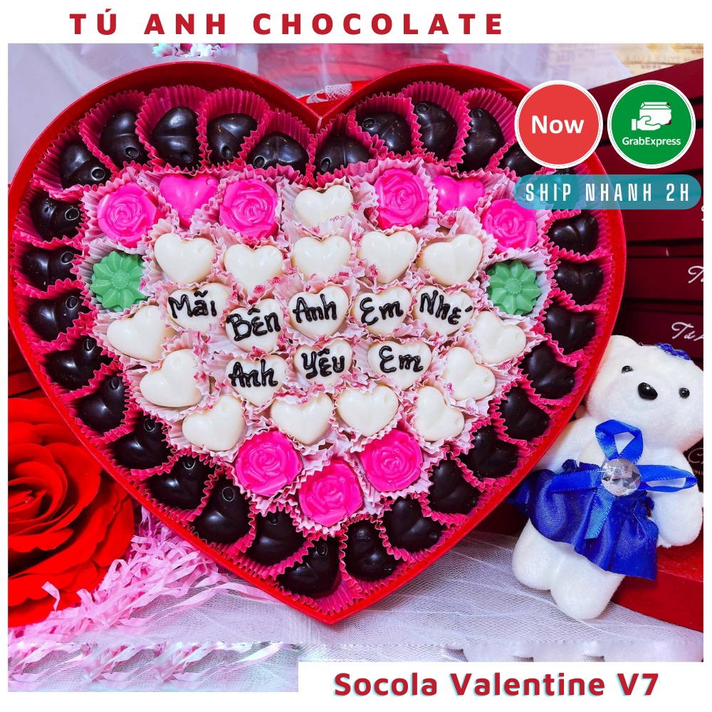 Socola Valentine 2022 Cao Cấp - Chocolate Nhập Khẩu SwettBox V7