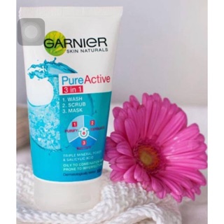 Sữa rửa mặt Garnier 3in1 Nga 150ml