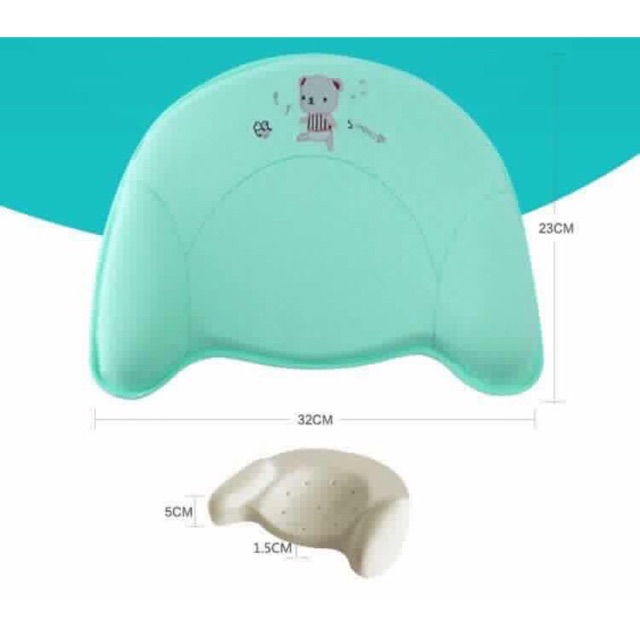 Gối cao su non cho bé