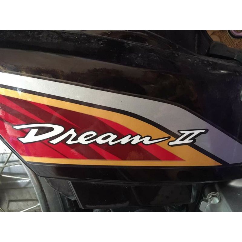 Tem Thái Lửa 3 Lớp Dày Dặn [ Tặng Kèm Bộ Tem Thông Số ] - Tem Lửa Dream Dán Xe Dream Thái, Dream Việt, Super Dream