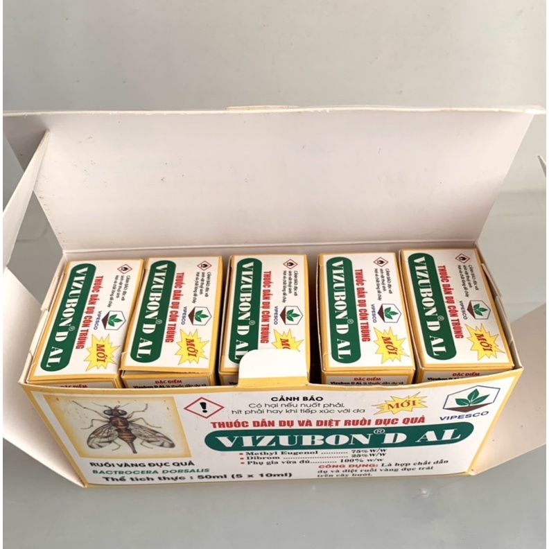 CHẾ PHẨM DẪN DỤ VÀ DIỆT RUỒI VÀNG ĐỤC TRÁI - VIZUBON - D