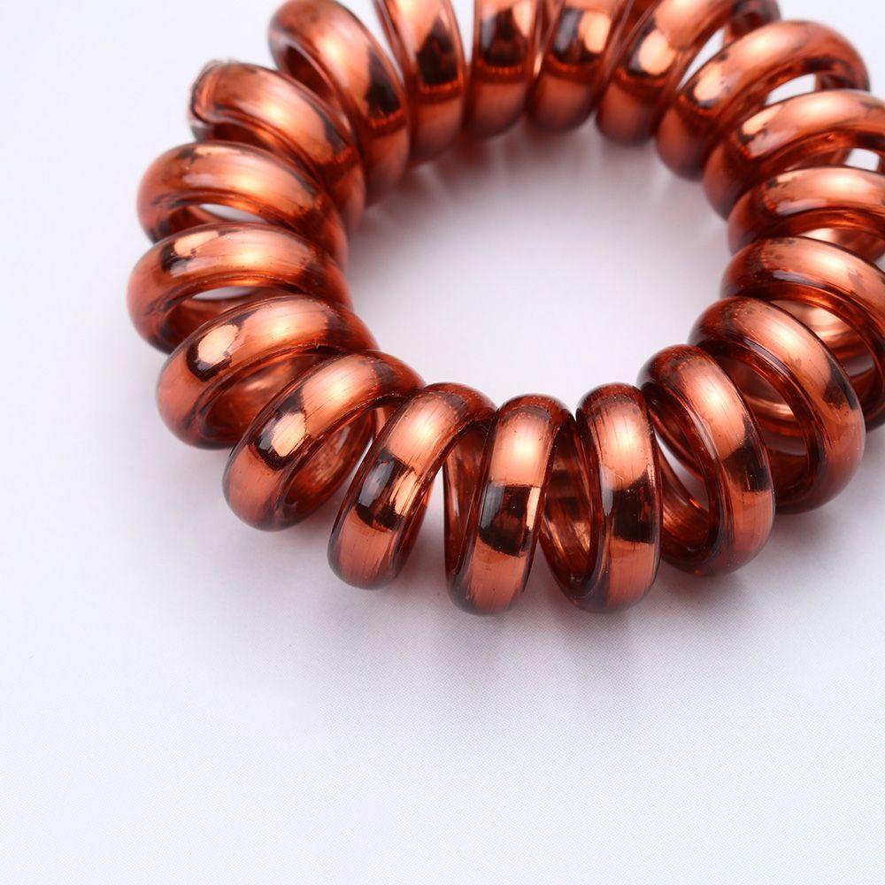 Bộ 2 Dây Cột Tóc Cao Su Màu Trơn Thời Trang Giá Đỡ