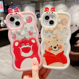Ốp Điện Thoại Silicon Mềm Trong Suốt Hình Winnie the Pooh 3D Cho iPhone 11 13 12 Pro MAX X XR XS MAX 11Pro 12Pro 13pro