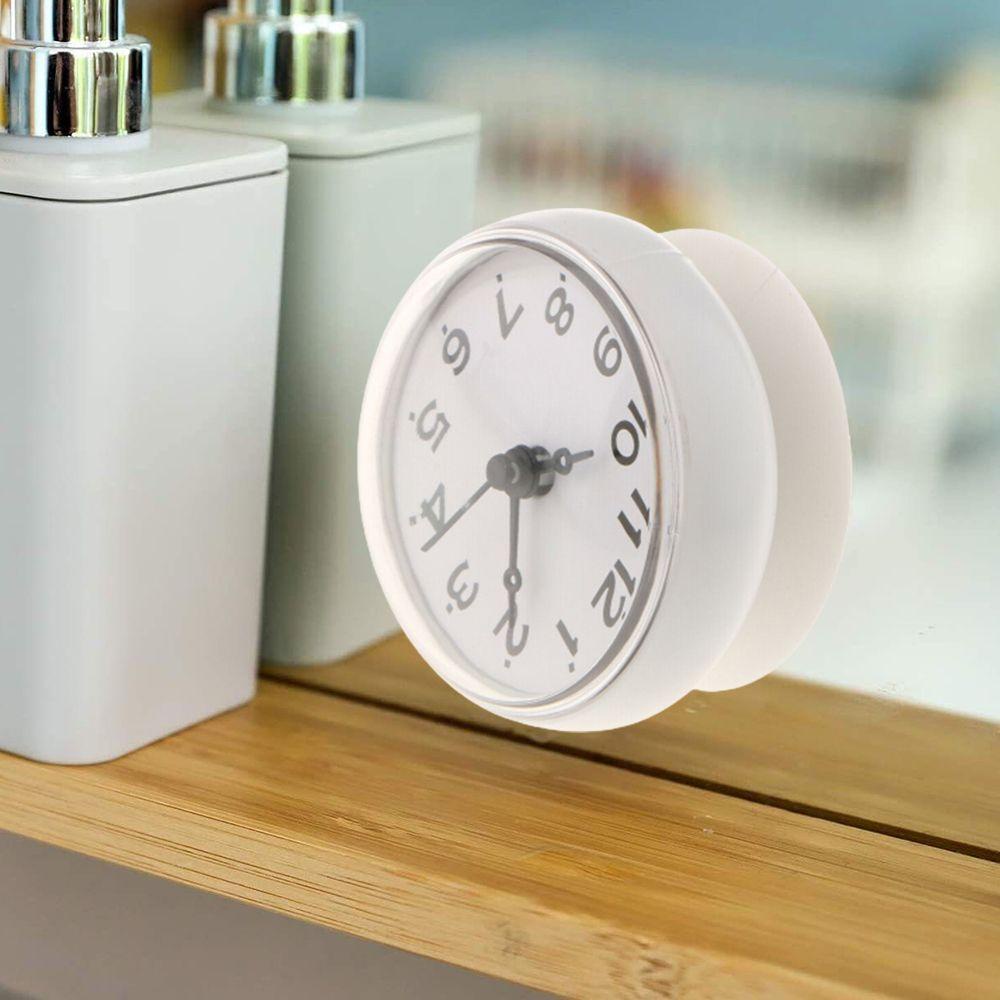 Đồng Hồ Treo Tường Mini Có Giác Hút Dành Cho Nhà Bếp Phòng Tắm